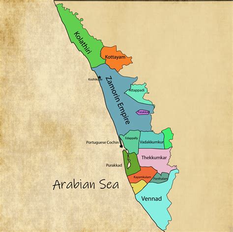 Kerala (and Travancore.